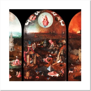 Triptych of the Last Judgement by Hieronymus Bosch Posters and Art